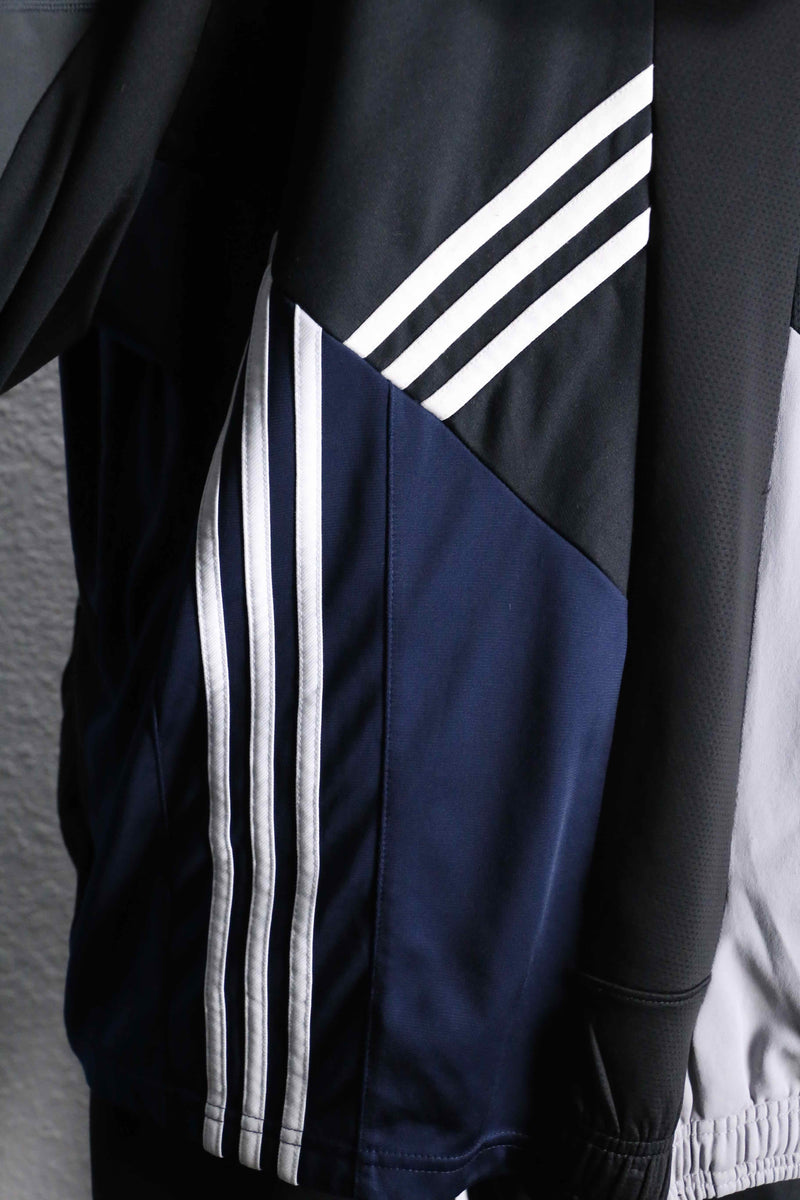 “Re:make” multi panel track hoodie