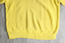 "Sears" mustard switching knit polo shirt