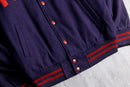 california angels quilted-lined varsity jacket