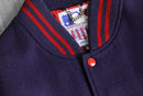 california angels quilted-lined varsity jacket