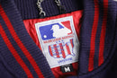 california angels quilted-lined varsity jacket