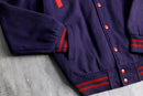california angels quilted-lined varsity jacket