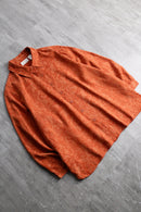 terracotta orange botanical L/S shirt