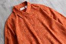 terracotta orange botanical L/S shirt