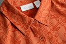 terracotta orange botanical L/S shirt