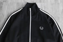 “FRED PERRY” black × white track jacket