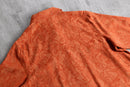 terracotta orange botanical L/S shirt