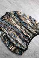 “TUNDRA”multi-pattern textured 3D knit