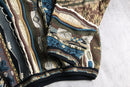 “TUNDRA”multi-pattern textured 3D knit