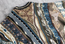 “TUNDRA”multi-pattern textured 3D knit