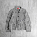 grayish cotton short jacket