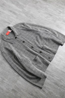 grayish cotton short jacket