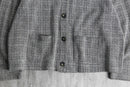 grayish cotton short jacket