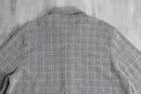 grayish cotton short jacket