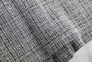 grayish cotton short jacket