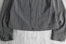 gray easy short tracker jacket