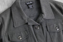 gray easy short tracker jacket