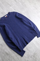 “CERRUTI” blue fine wool knit