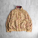 "R&R sports" mustard paisley nylon jacket