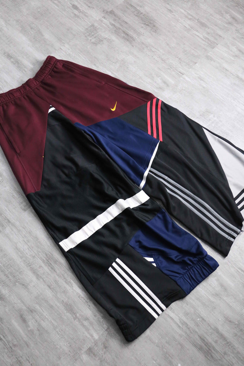 “Re:make” NIKE×adidas docking track 袴pants