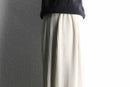 ivory pleats easy wide pants