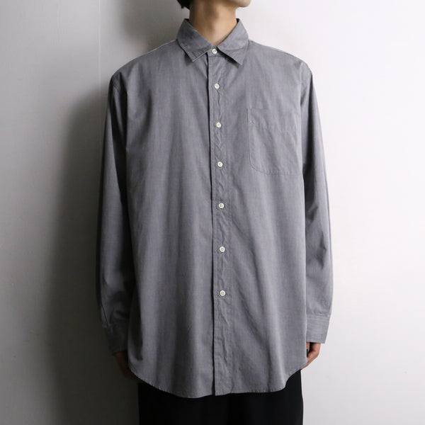 “Polo by RL” gray cotton L/S shirt