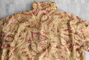 "R&R sports" mustard paisley nylon jacket