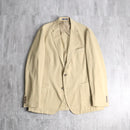 “POLO RALPH LAUREN” beige cotton-linen twill tailored jacket