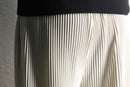 ivory pleats easy wide pants