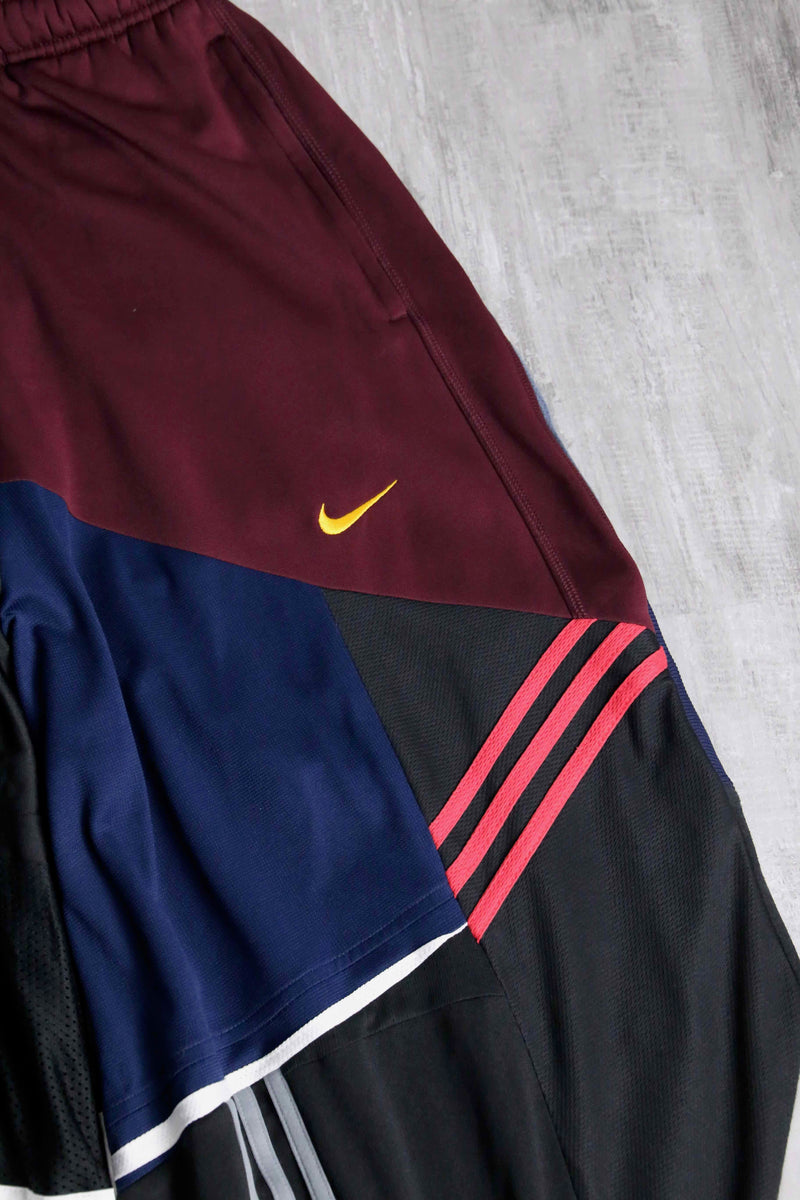 “Re:make” NIKE×adidas docking track 袴pants