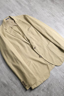 “POLO RALPH LAUREN” beige cotton-linen twill tailored jacket
