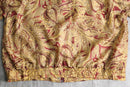 "R&R sports" mustard paisley nylon jacket