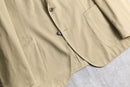 “POLO RALPH LAUREN” beige cotton-linen twill tailored jacket