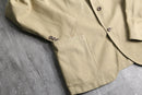 “POLO RALPH LAUREN” beige cotton-linen twill tailored jacket