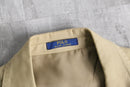 “POLO RALPH LAUREN” beige cotton-linen twill tailored jacket