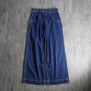 2000s wide rave denim pants