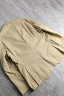 “POLO RALPH LAUREN” beige cotton-linen twill tailored jacket