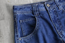 2000s wide rave denim pants