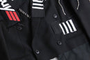 “Re:make” track patchwork tailored jacket