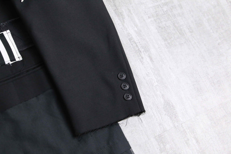 “Re:make” adidas track patchwork tailored jacket