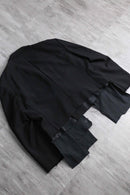 “Re:make” track patchwork tailored jacket