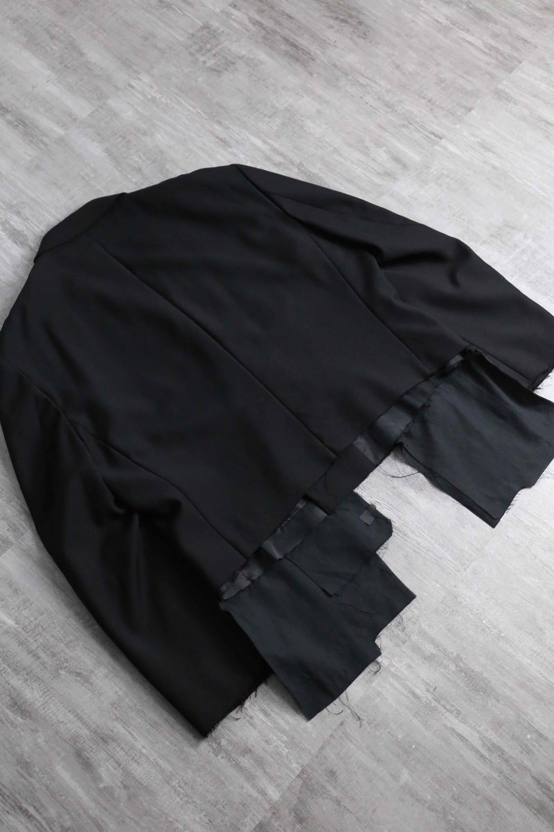 “Re:make” adidas track patchwork tailored jacket