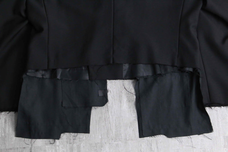 “Re:make” adidas track patchwork tailored jacket