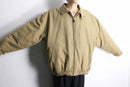 beige polyester chin strap drizzler jacket