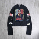 'Re:make''docking graphic long sleeve Tee