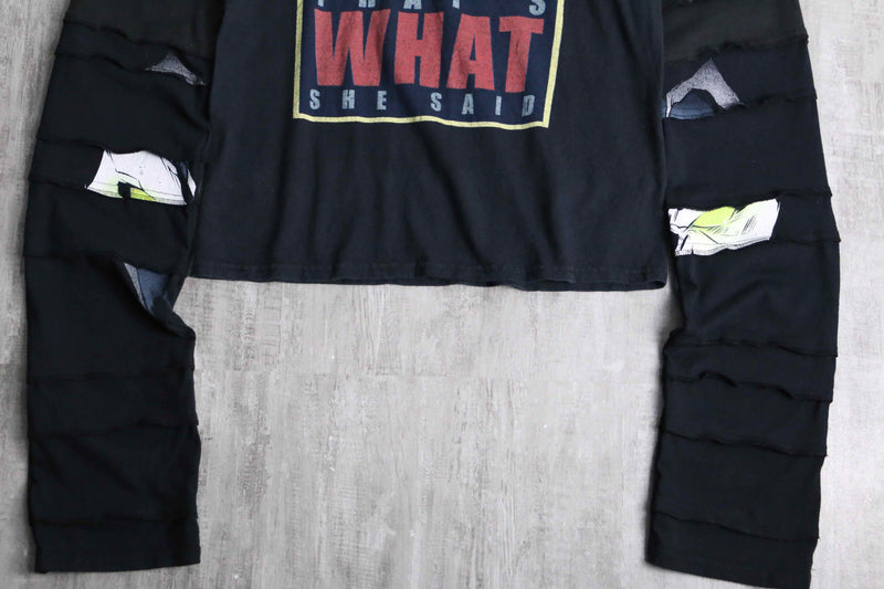 'Re:make''docking graphic long sleeve Tee