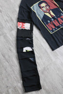 'Re:make''docking graphic long sleeve Tee