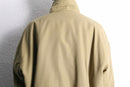 beige polyester chin strap drizzler jacket