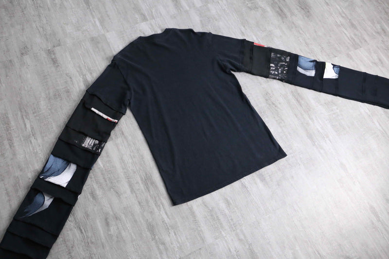 'Re:make''docking graphic long sleeve Tee