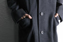 “Aquascutum” gray single wool chester coat